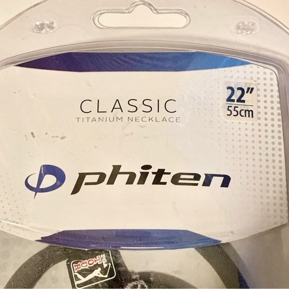 Phiten 2011 Classic PGA Tour Titanium Necklace 22” Gray Made Japan Golf Open Box - Picture 7 of 7